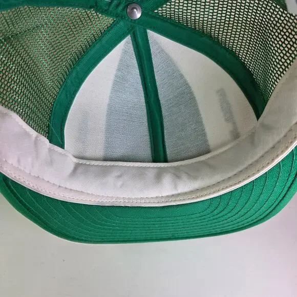 Vintage Philadelphia Eagles AJD Lucky Stripes Trucker Hat Snapback USA